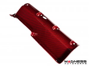 Alfa Romeo 4C Carbon Fiber Seat Belt Trim Set - Red Candy